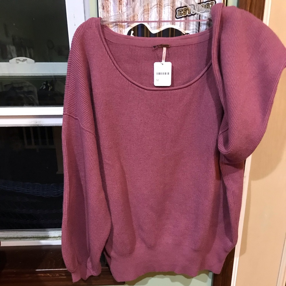 Free People Scoop Neck Sweater